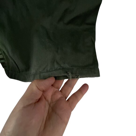 Zana Di Women's Army Green Cargo Pants Sz 14 Striped Legs Pockets Zipper Y2K Rav - Picture 5 of 9